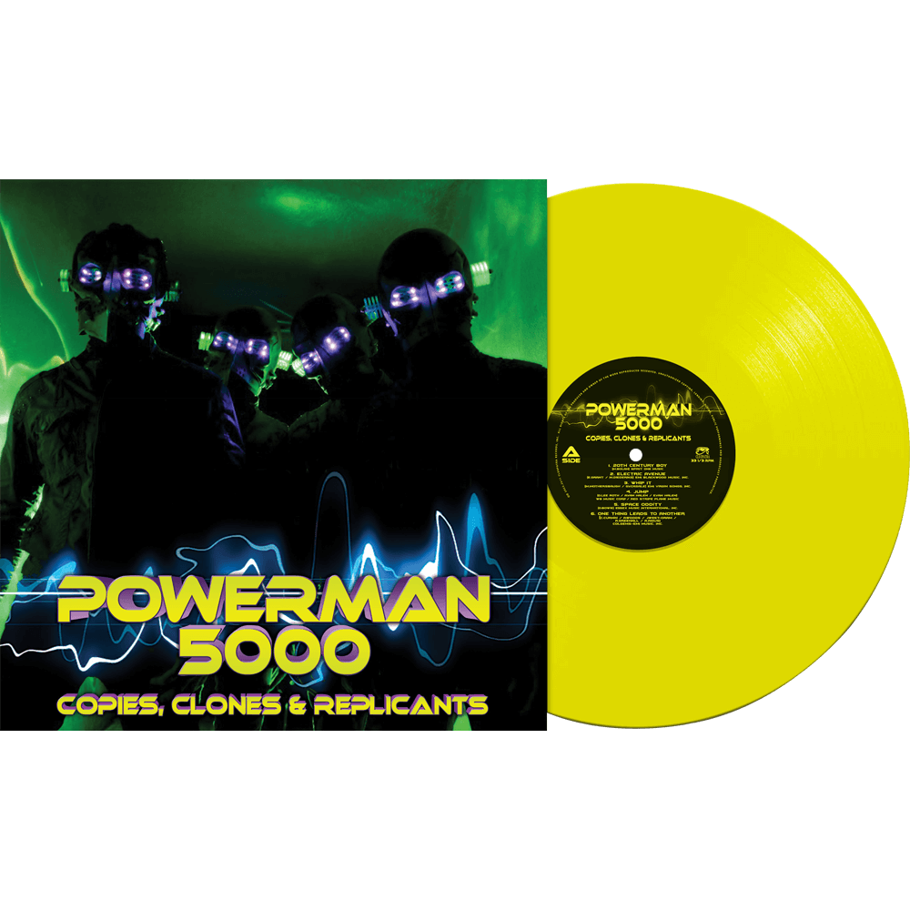 Powerman 5000 - Copies, Clones & Replicants (Yellow Vinyl) - Cleopatra Records