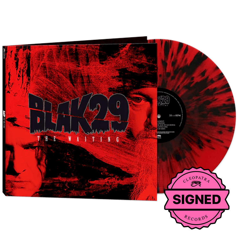 Blak29 - The Waiting (Red Black Splatter Vinyl - Signed by Steve Zing)
