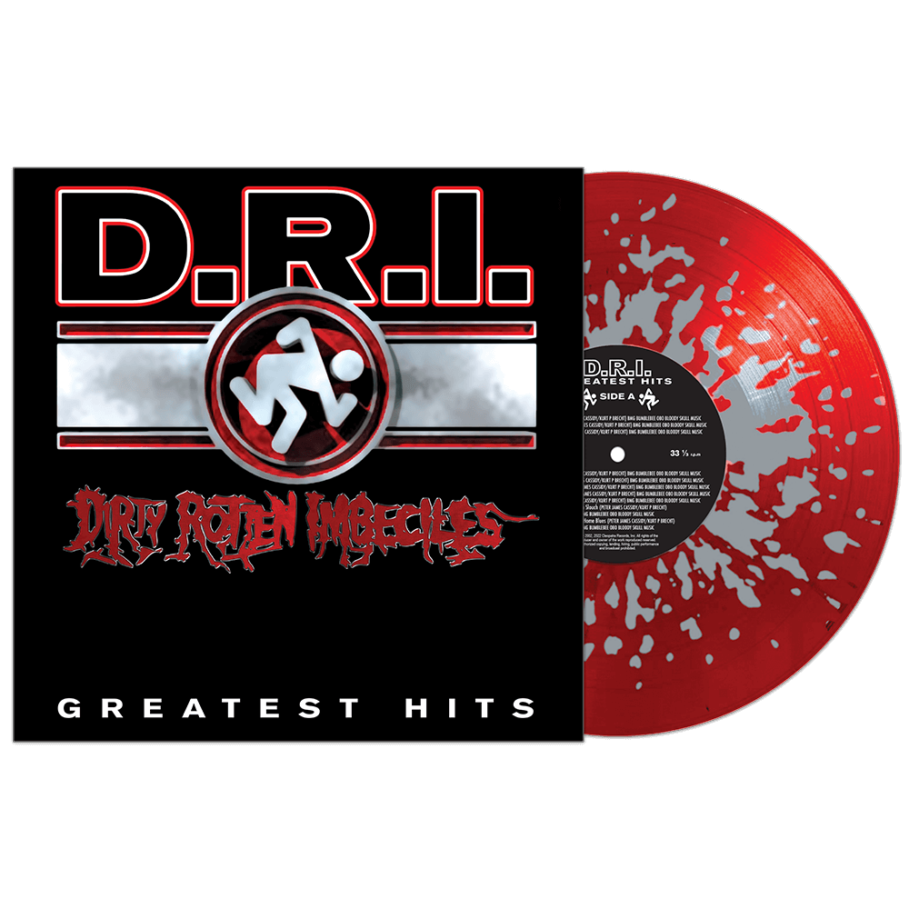 D.R.I. - Greatest Hits (Red-Silver Splatter Vinyl) - Cleopatra Records