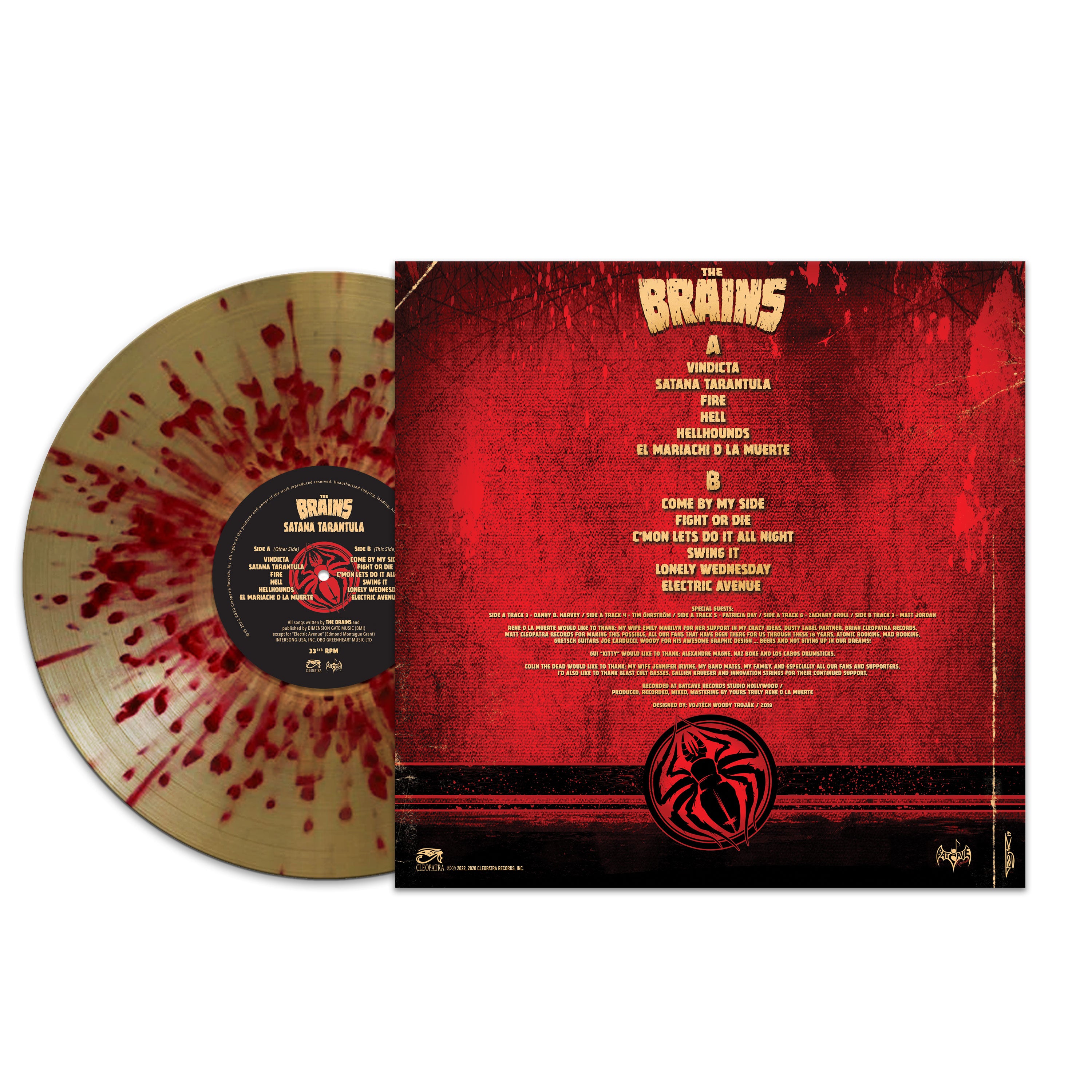 The Brains - Satana Tarantula (Splatter Vinyl)