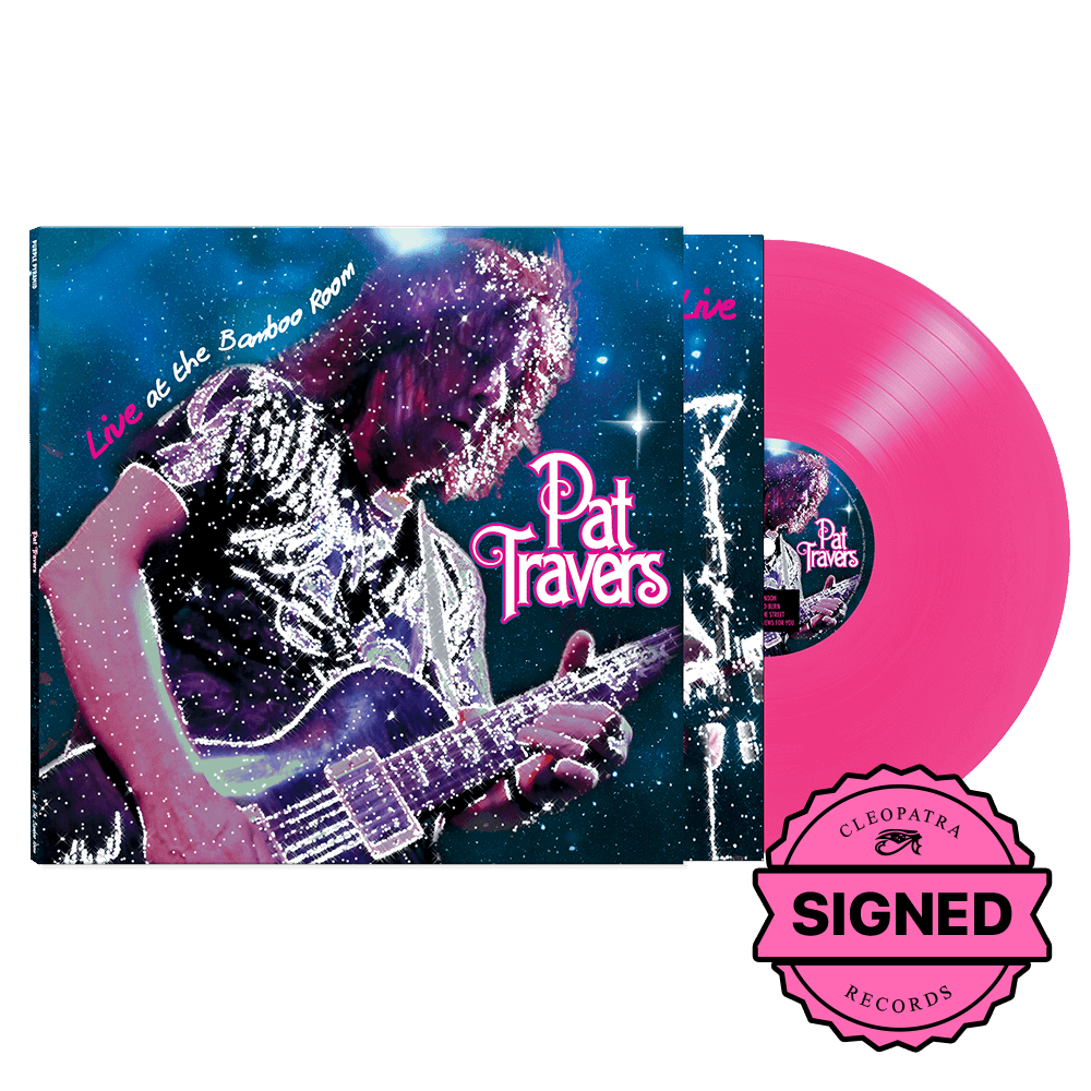 Pat Travers - Live At The Bamboo Room (Pink Vinyl - Signed by Pat Travers)