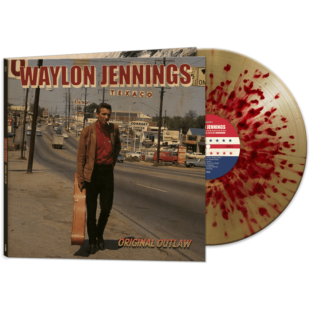 Waylon Jennings - Original Outlaw (Red-Gold Splatter Vinyl) - Cleopatra Records