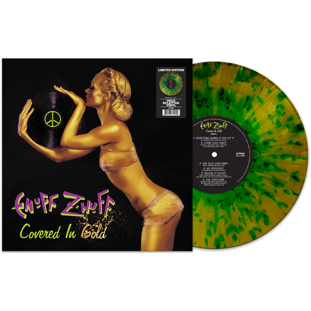 Enuff Z'Nuff - Covered In Gold (Green-Gold Splatter Vinyl) - Cleopatra Records