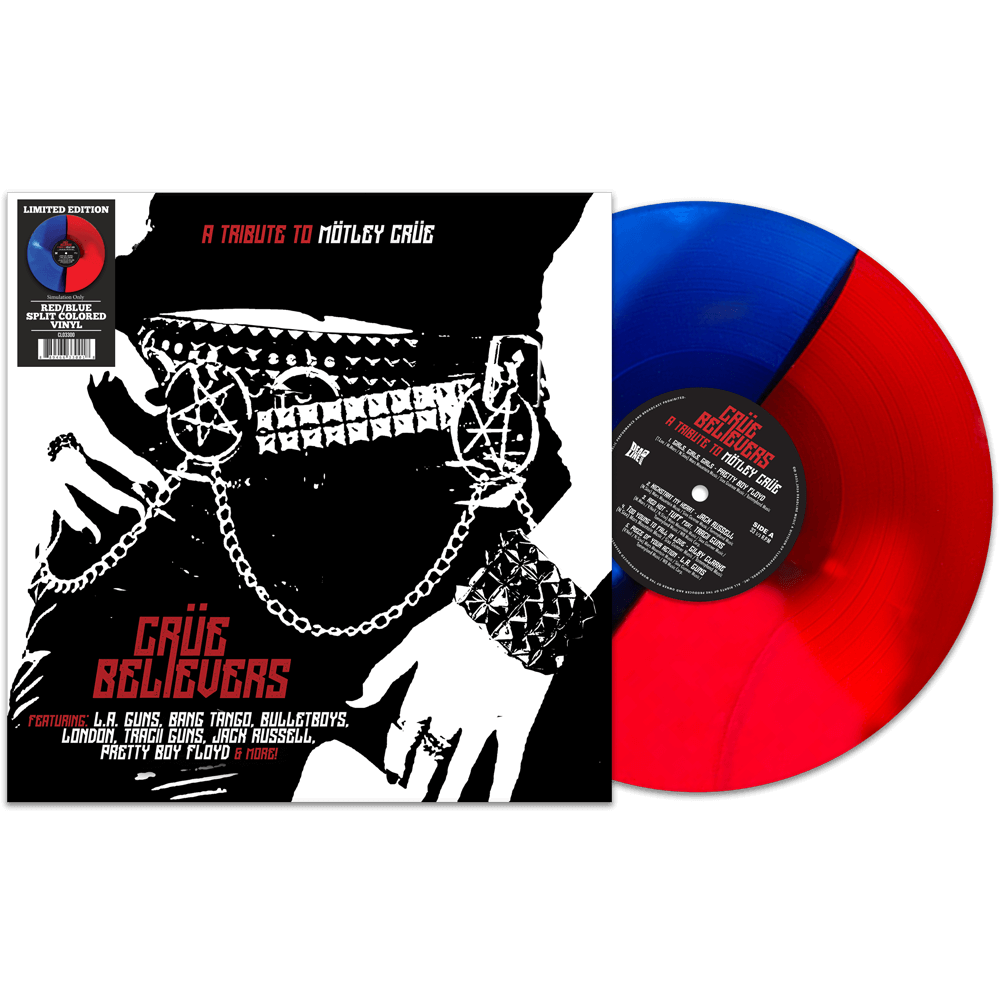 Crüe Believers - a Tribute to Mötley Crüe (Red-Blue Vinyl) - Cleopatra Records