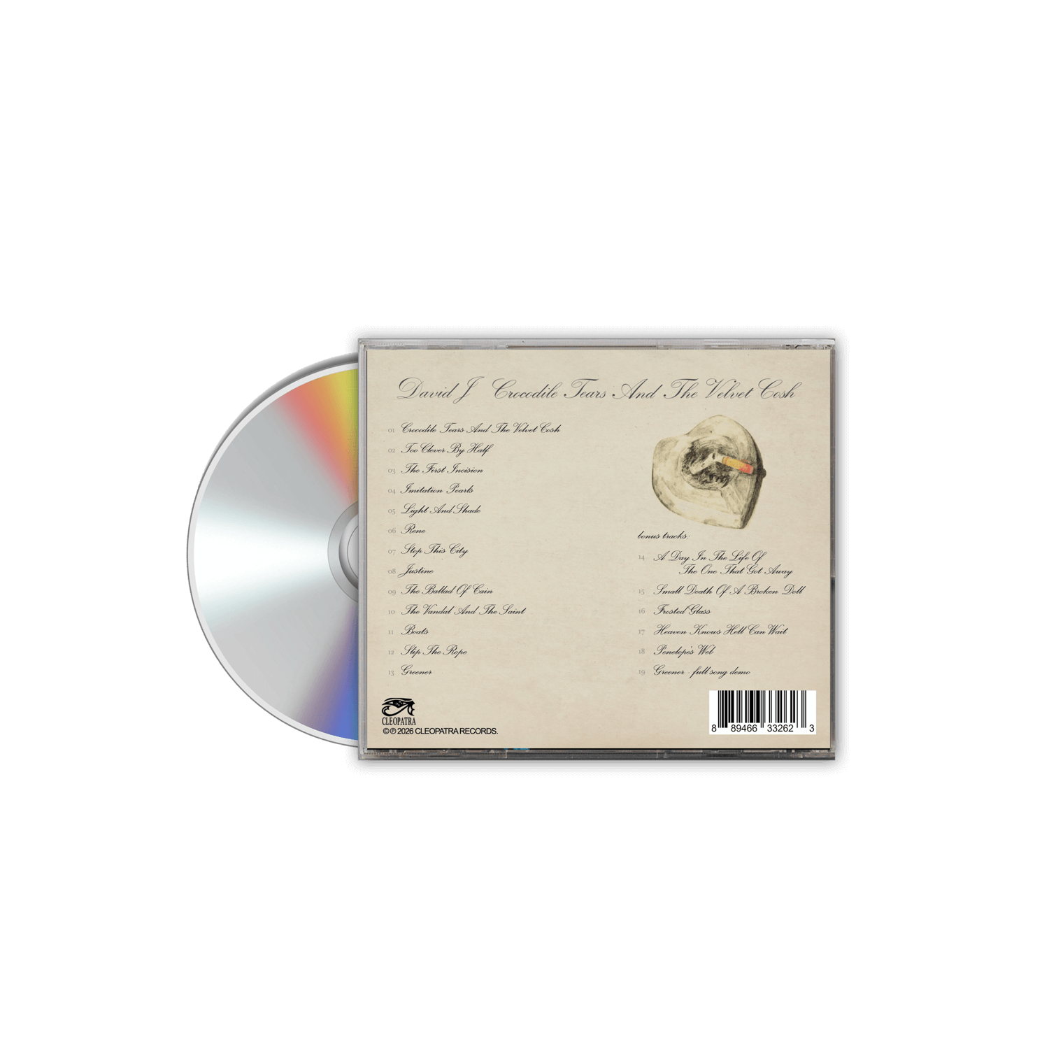 David J - Crocodile Tears And The Velvet Cosh (CD)