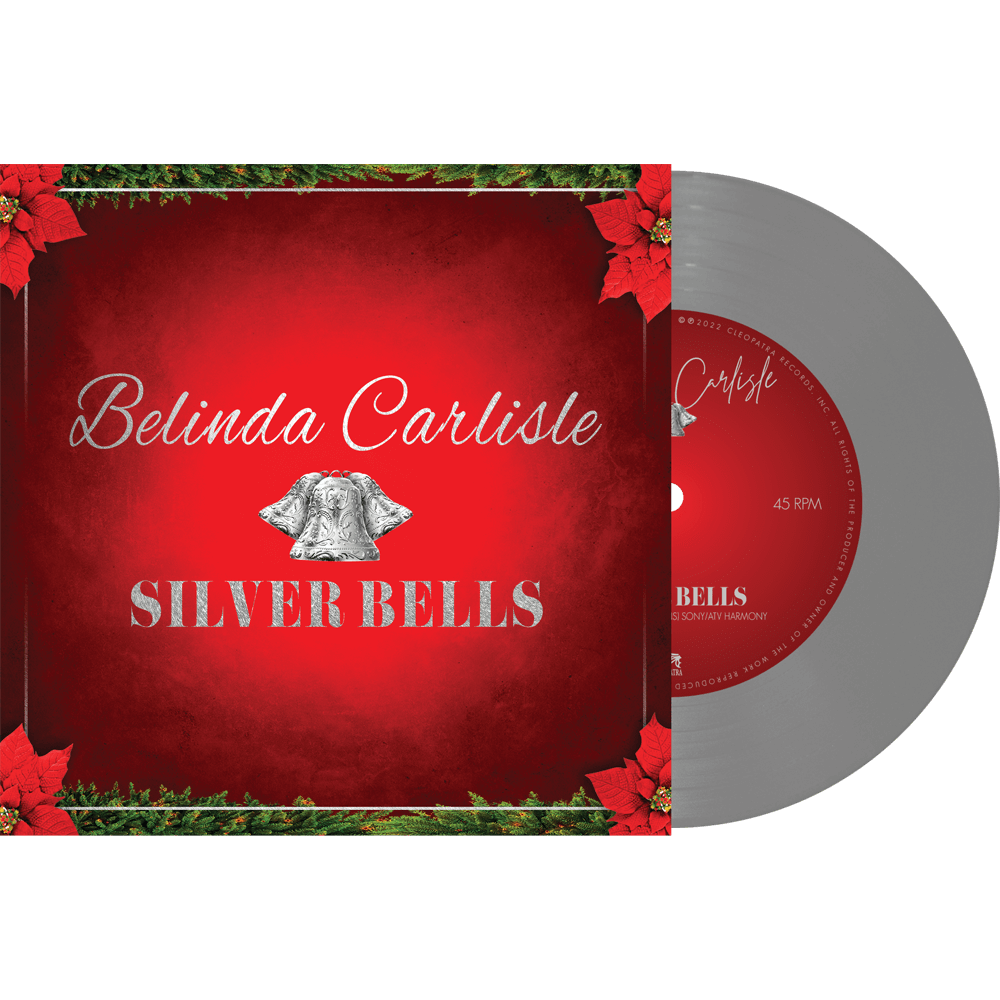 Belinda Carlisle - Silver Bells (Colored 7" Vinyl) - Cleopatra Records