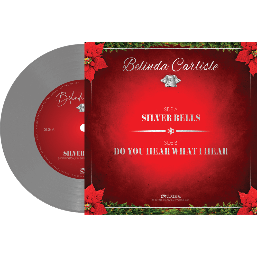 Belinda Carlisle - Silver Bells (Colored 7" Vinyl) - Cleopatra Records