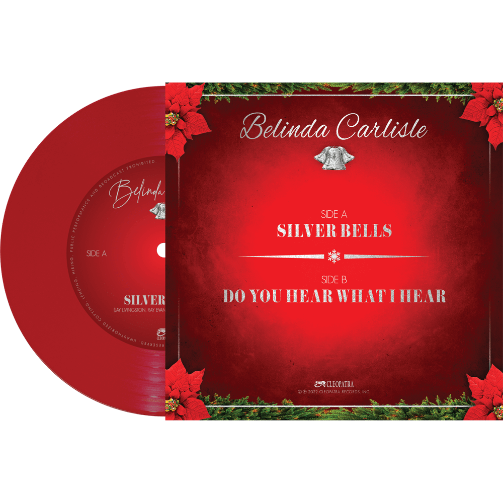 Belinda Carlisle - Silver Bells (Colored 7" Vinyl) - Cleopatra Records