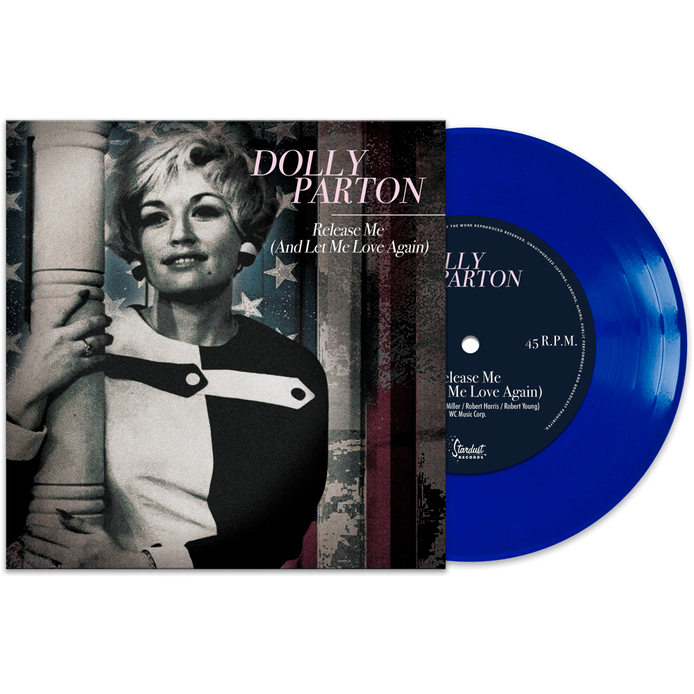 Dolly Parton - Release Me (And Let Me Love Again) (Blue 7" Vinyl) - Cleopatra Records