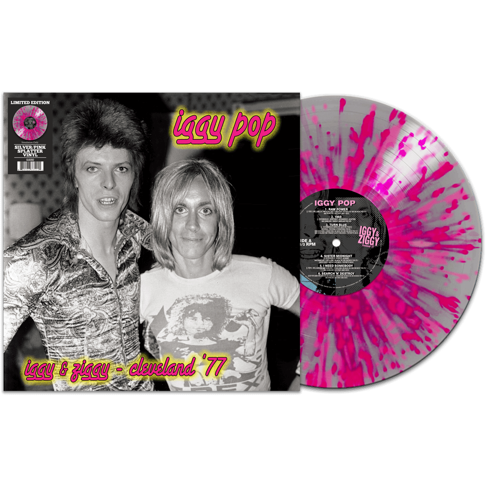 Iggy Pop - Iggy & Ziggy - Cleveland '77 (Limited Edition Silver/Pink Vinyl)