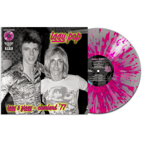 Iggy Pop - Iggy & Ziggy - Cleveland '77 (Limited Edition Silver-Pink V