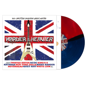 Harder & Heavier - '60s British Invasion Goes Metal (Red-Blue Split Vinyl) - Cleopatra Records