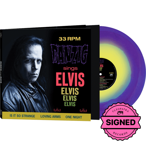 Danzig Sings Elvis (Limited Edition Purple-Yellow Haze Gatefold Vinyl - Signed by Glenn Danzig) - Cleopatra Records