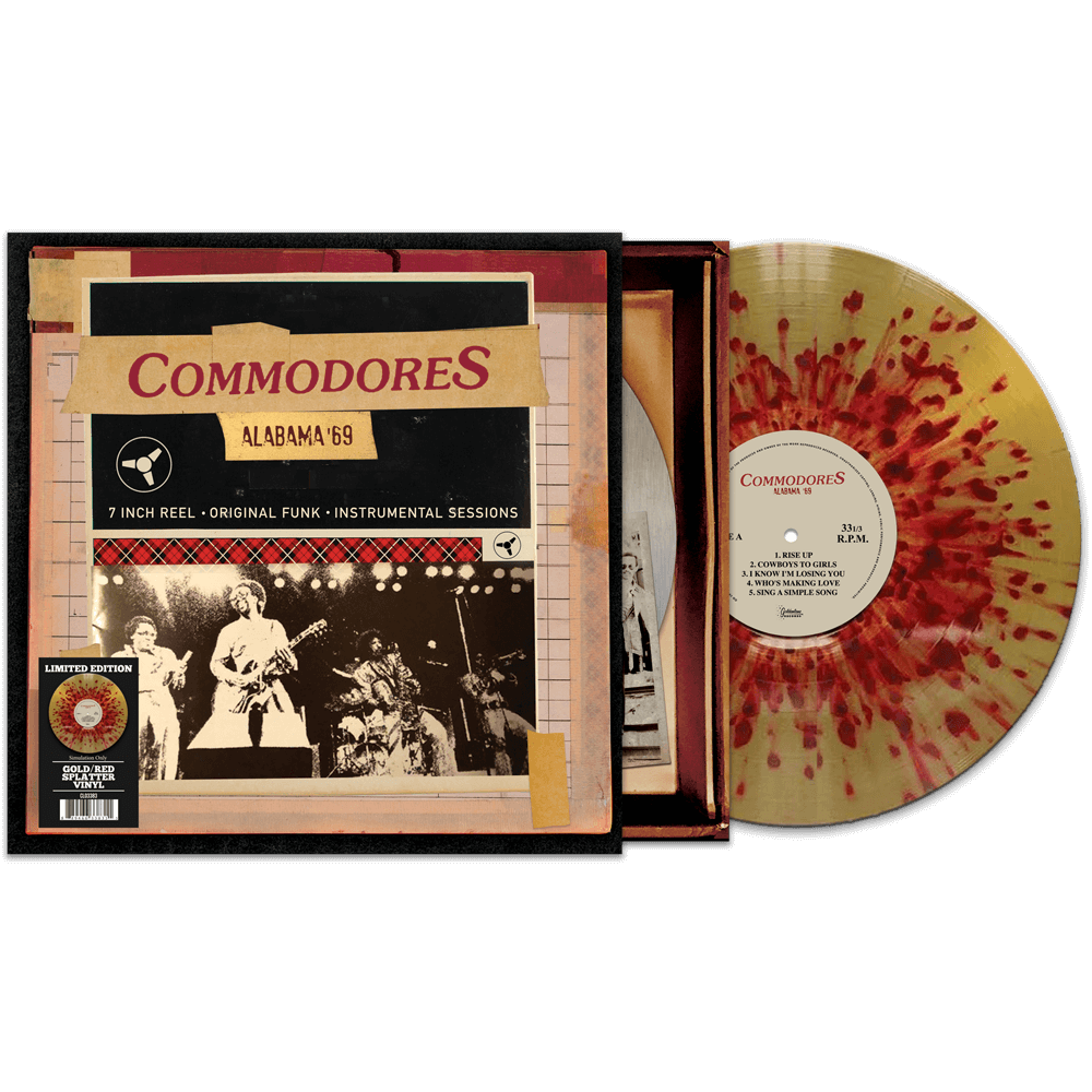 Commodores - Alabama '69 (Red-Gold Splatter Vinyl) - Cleopatra Records