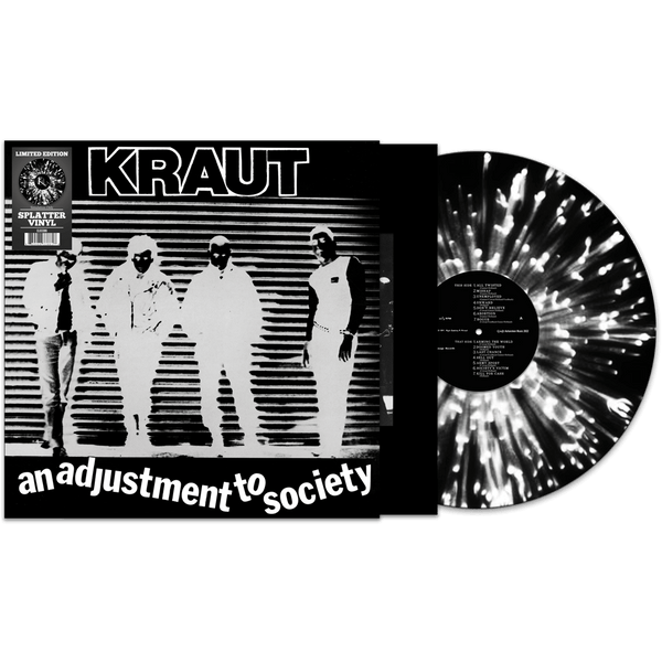 Kraut - An Adjustment To Society (Black-White Splatter Vinyl
