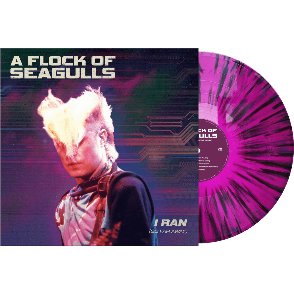 A Flock of Seagulls - I Ran (So Far Away) (Limited Edition Purple-Black Splatter Vinyl) - Cleopatra Records