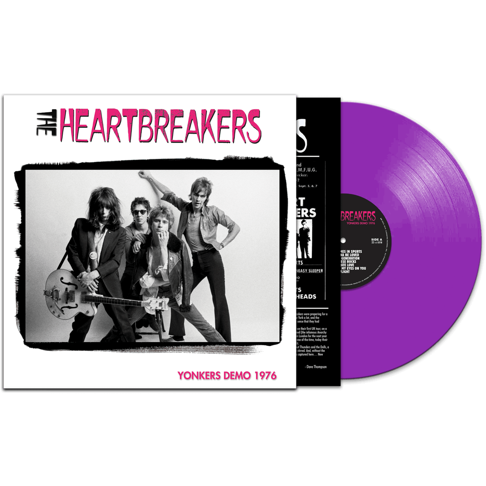 Johnny Thunders & The Heartbreakers - Yonkers Demo 1976 (Purple Vinyl) - Cleopatra Records