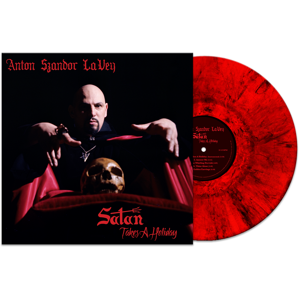 Anton Lavey - Satan Takes A Holiday (Red Marble Vinyl)