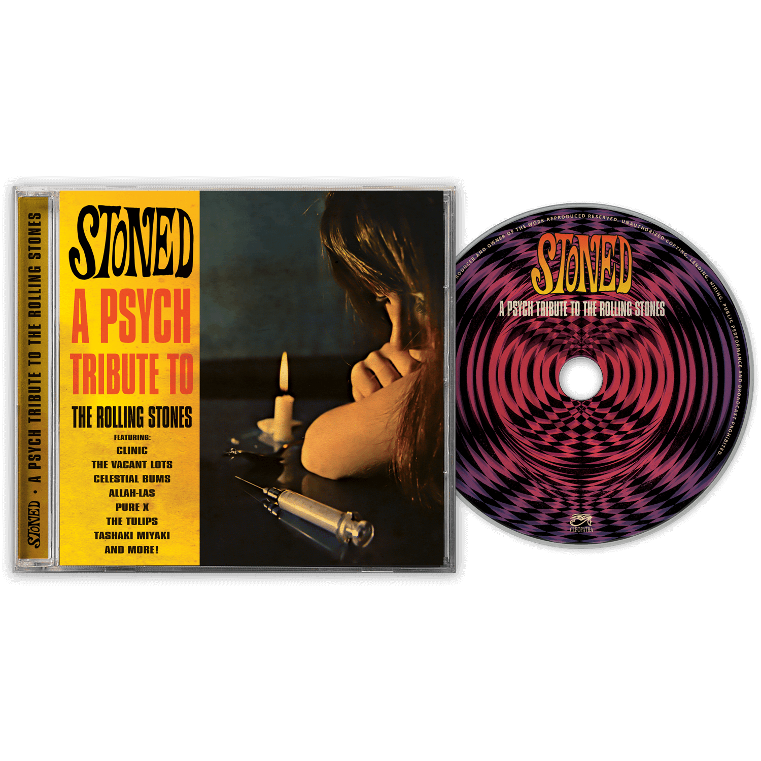 Stoned - A Psych Tribute To The Rolling Stones (Jewel Case CD) - Cleopatra Records