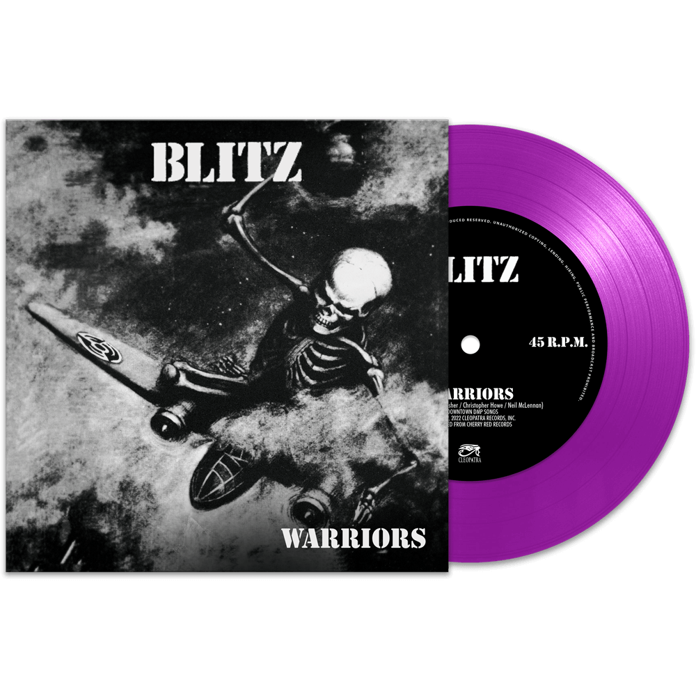 Blitz - Warriors (Purple 7" Vinyl)