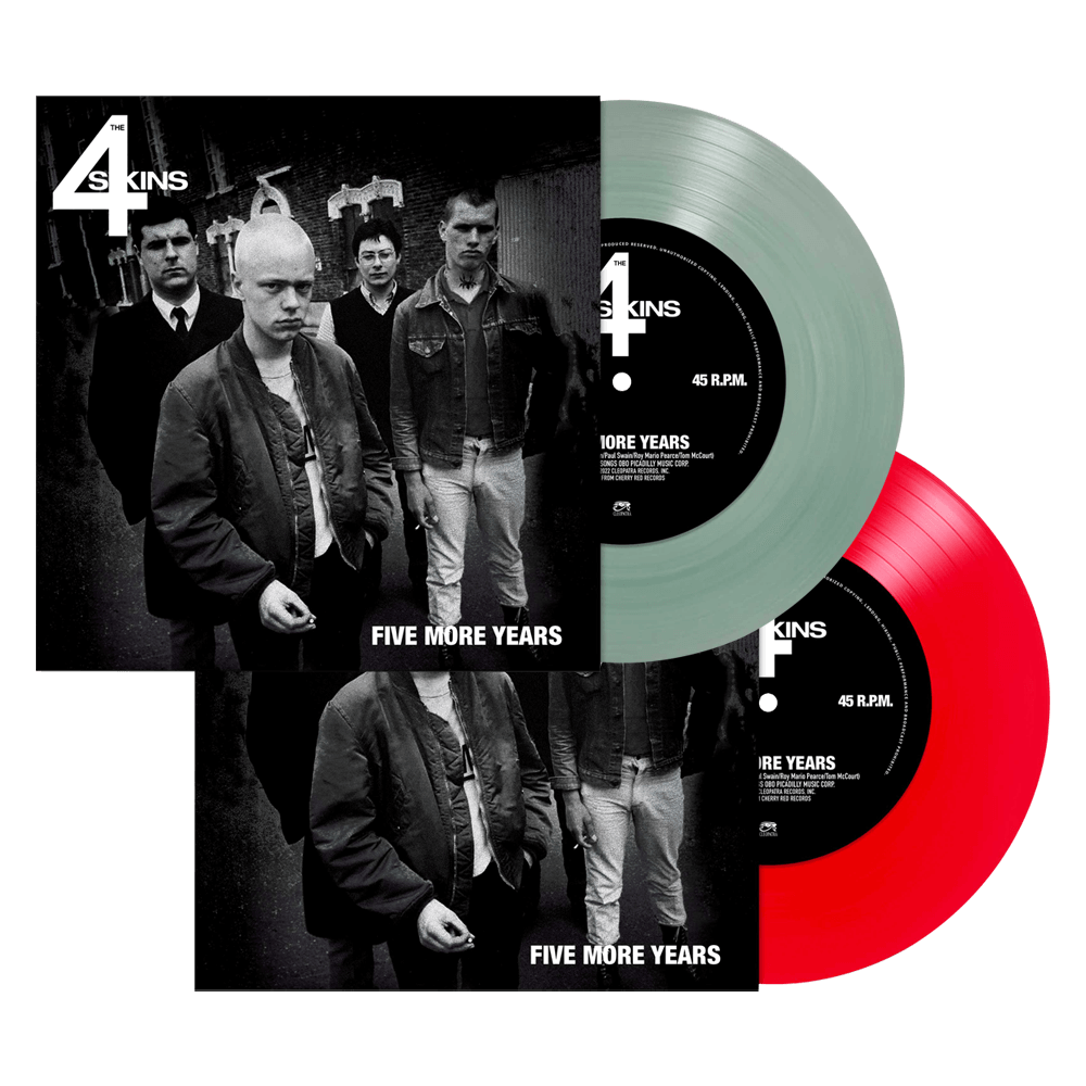 The 4-Skins - Five More Years (Colored 7" Vinyl) - Cleopatra Records