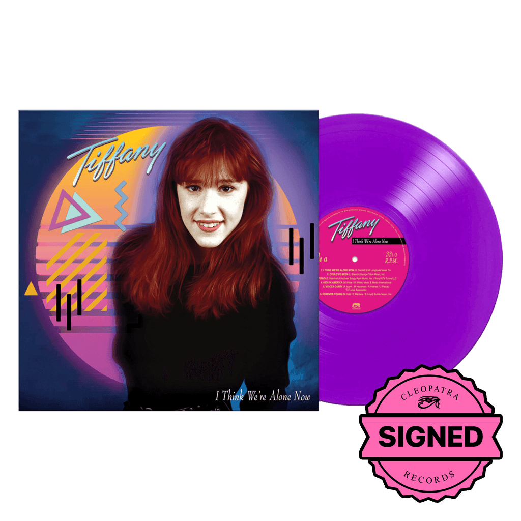 Tiffany - I Think We're Alone Now (Purple Vinyl LP - Signed by