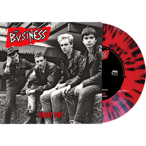 The Business - Harry May (Red-Black Splatter 7" Vinyl) - Cleopatra Records