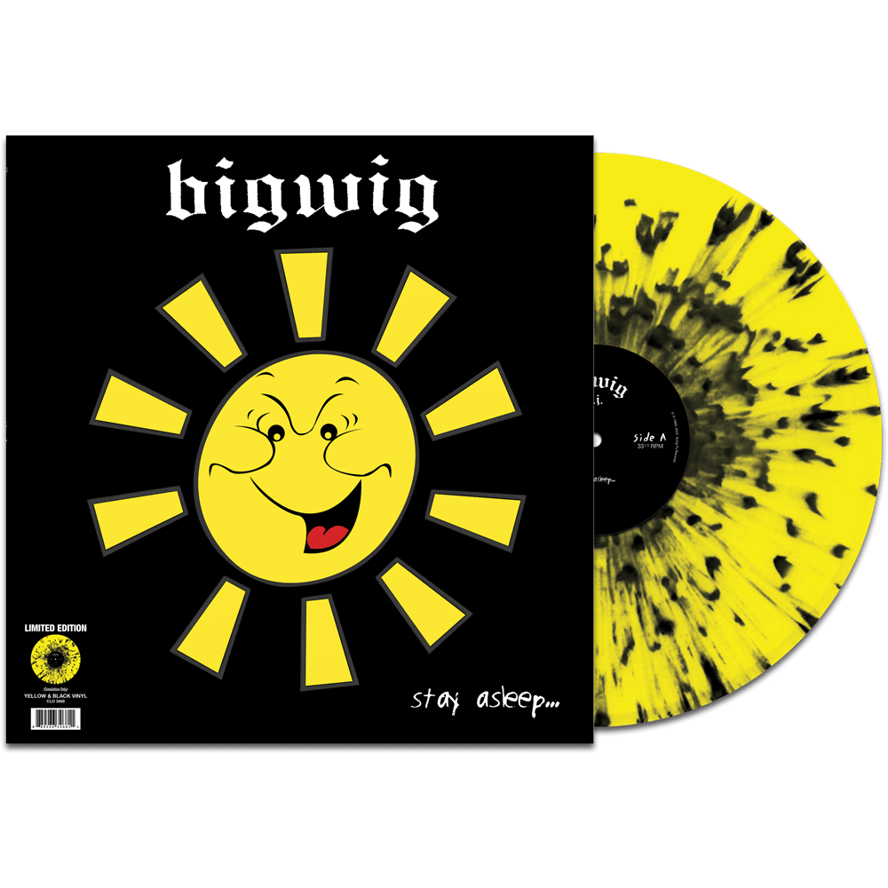 Bigwig - Stay Asleep (Limited Edition Yellow-Black Splatter Vinyl) - Cleopatra Records