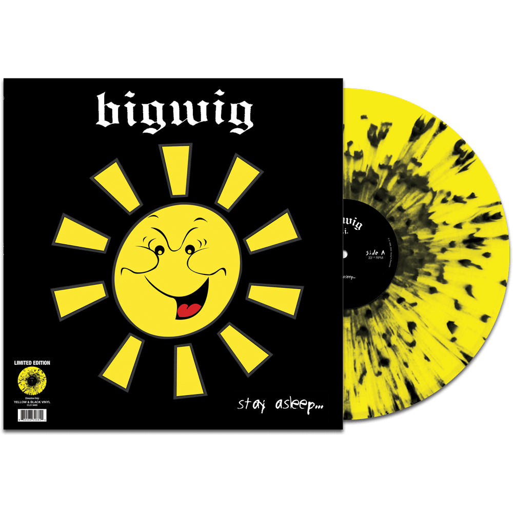 Bigwig - Stay Asleep (Limited Edition Yellow/Black Splatter Vinyl)