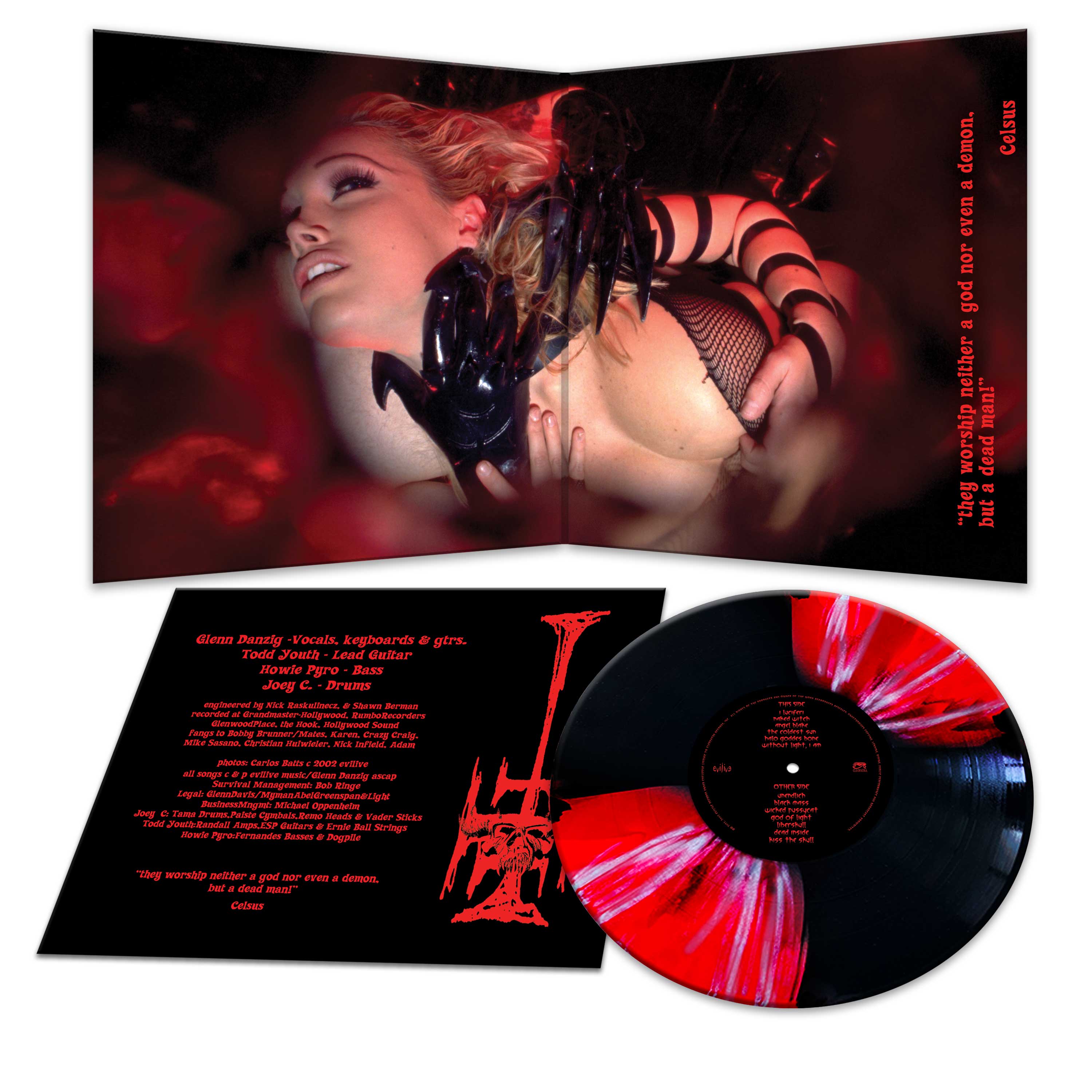 Danzig: 777 I Luciferi (Red-Black Butterfly Burst Vinyl) - Cleopatra Records