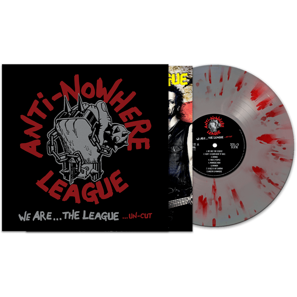 Anti-Nowhere League - We Are The League... Un-Cut (Silver-Red Splatter Vinyl) - Cleopatra Records