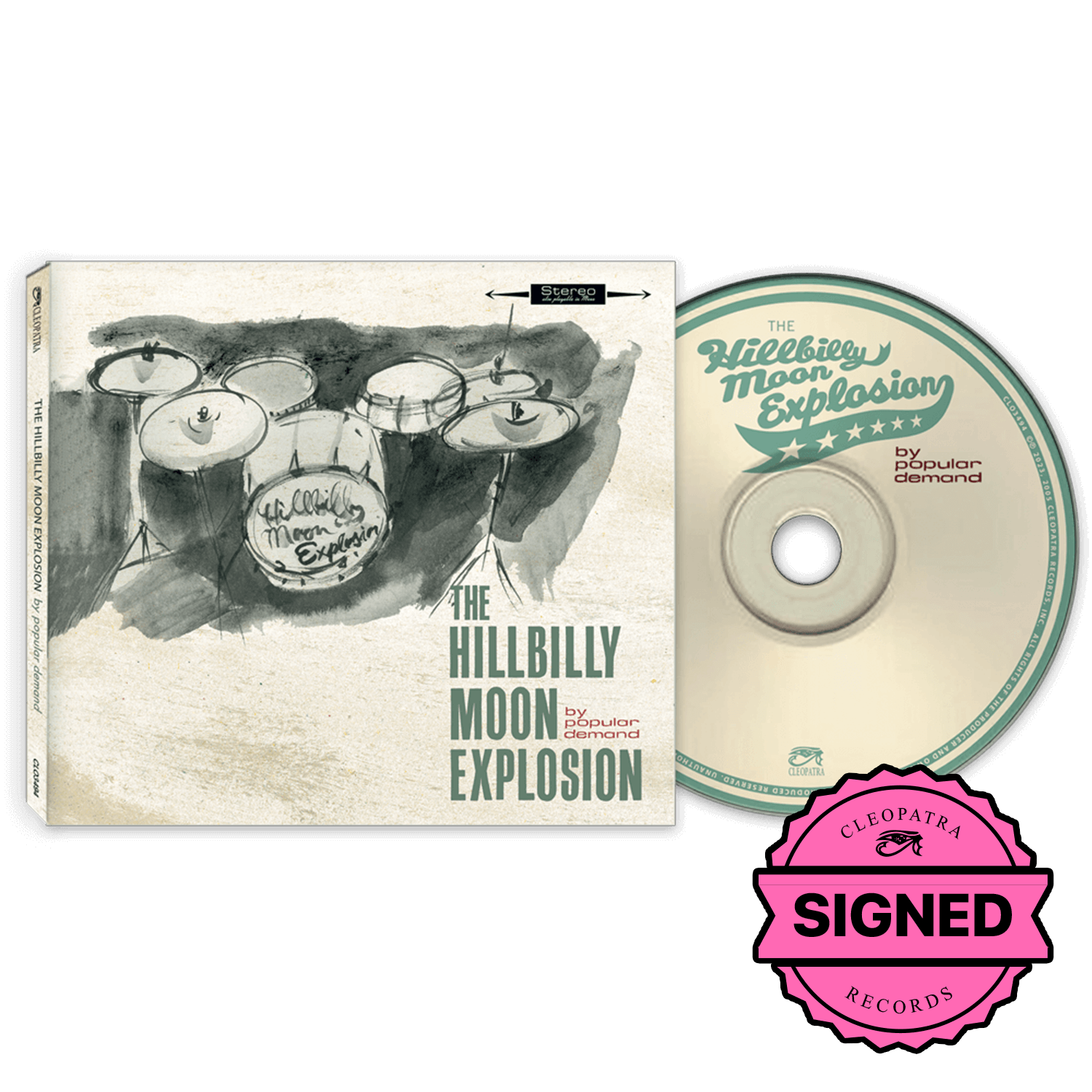 The Hillbilly Moon Explosion - By Popular Demand (CD - Signed by Emanuela Hutter, Oliver Baroni, Duncan James, Sylvain Petite)