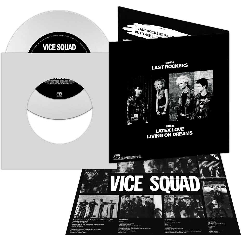 Vice Squad - Last Rockers (Colored 7" Vinyl with Insert) - Cleopatra Records