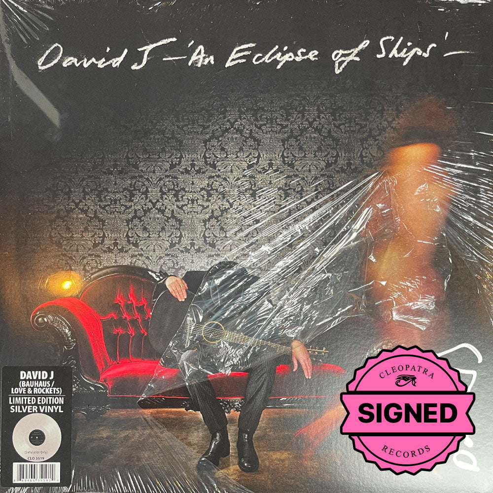 David J - An Eclipse of Ships (Silver Vinyl - SIGNED)