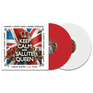 Keep Calm And Salute Queen (Red-White Double Vinyl) - Cleopatra Records