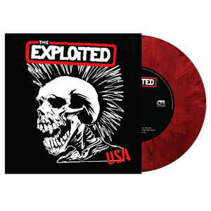 The Exploited - USA (Limited Edition Red Marble 7" Vinyl) - Cleopatra Records