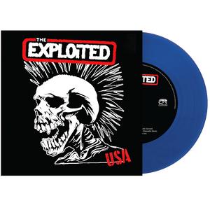 The Exploited - USA (Limited Edition Blue 7" Vinyl) - Cleopatra Records