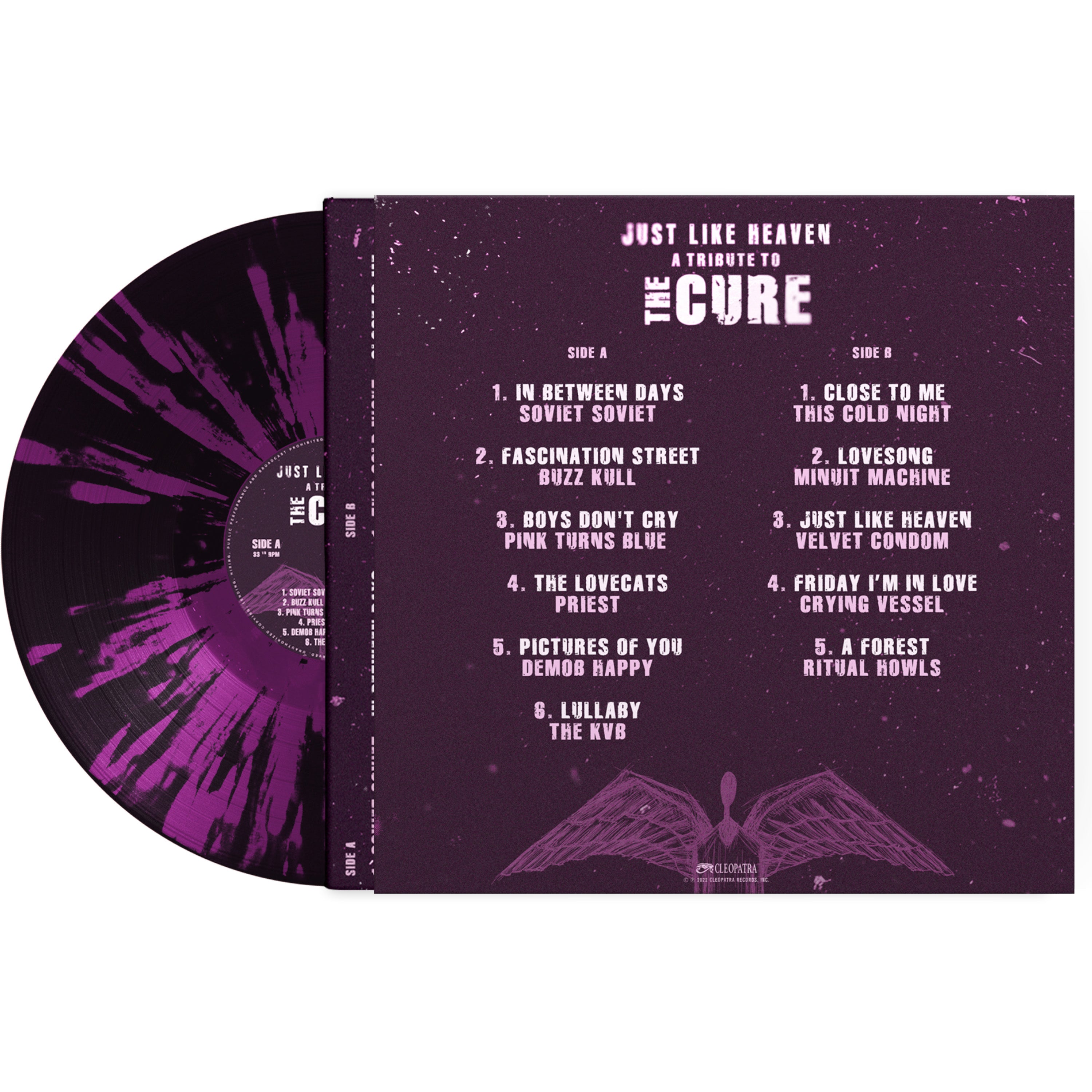 Just Like Heaven - Un tributo a la cura (vinilo salpicado de color morado y negro)