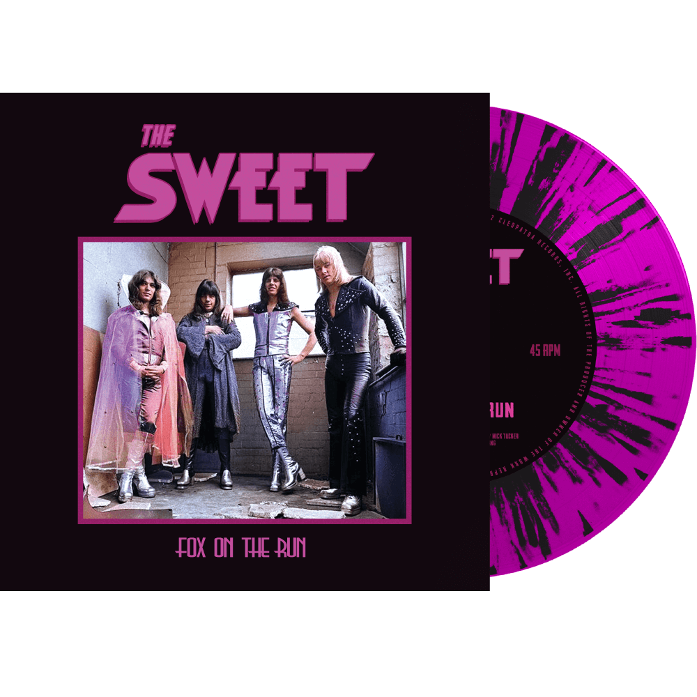 The Sweet - Fox On The Run (7" Splatter Vinyl) - Cleopatra Records