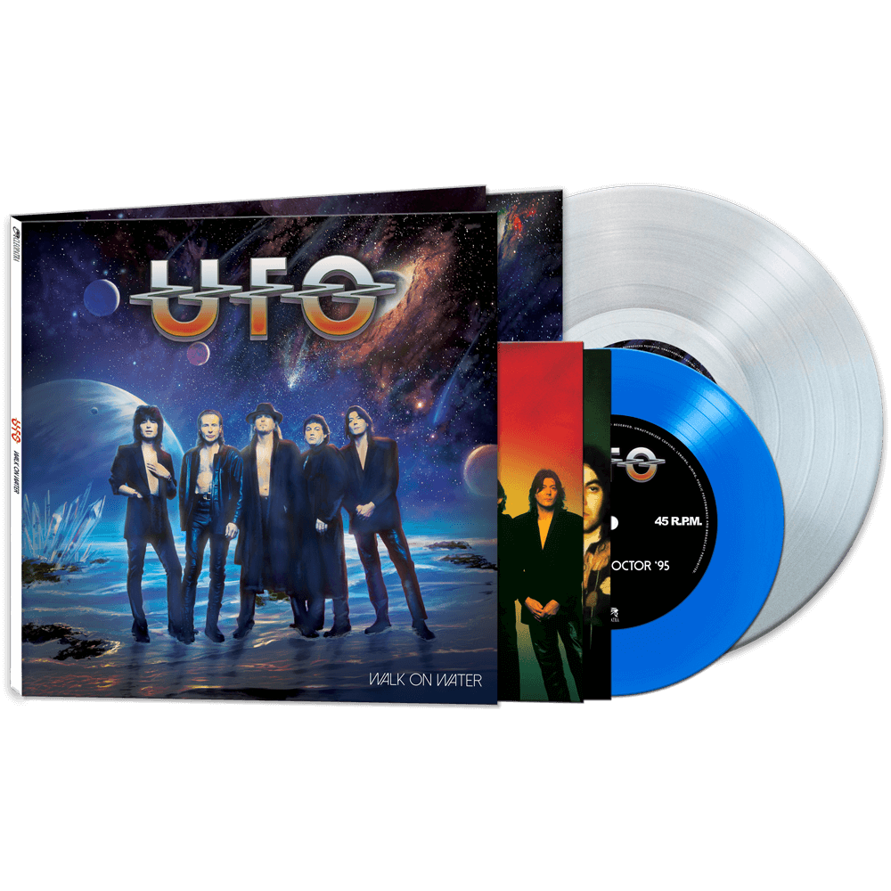 UFO - Walk On Water (Clear Vinyl + Blue 7" Blue Vinyl)