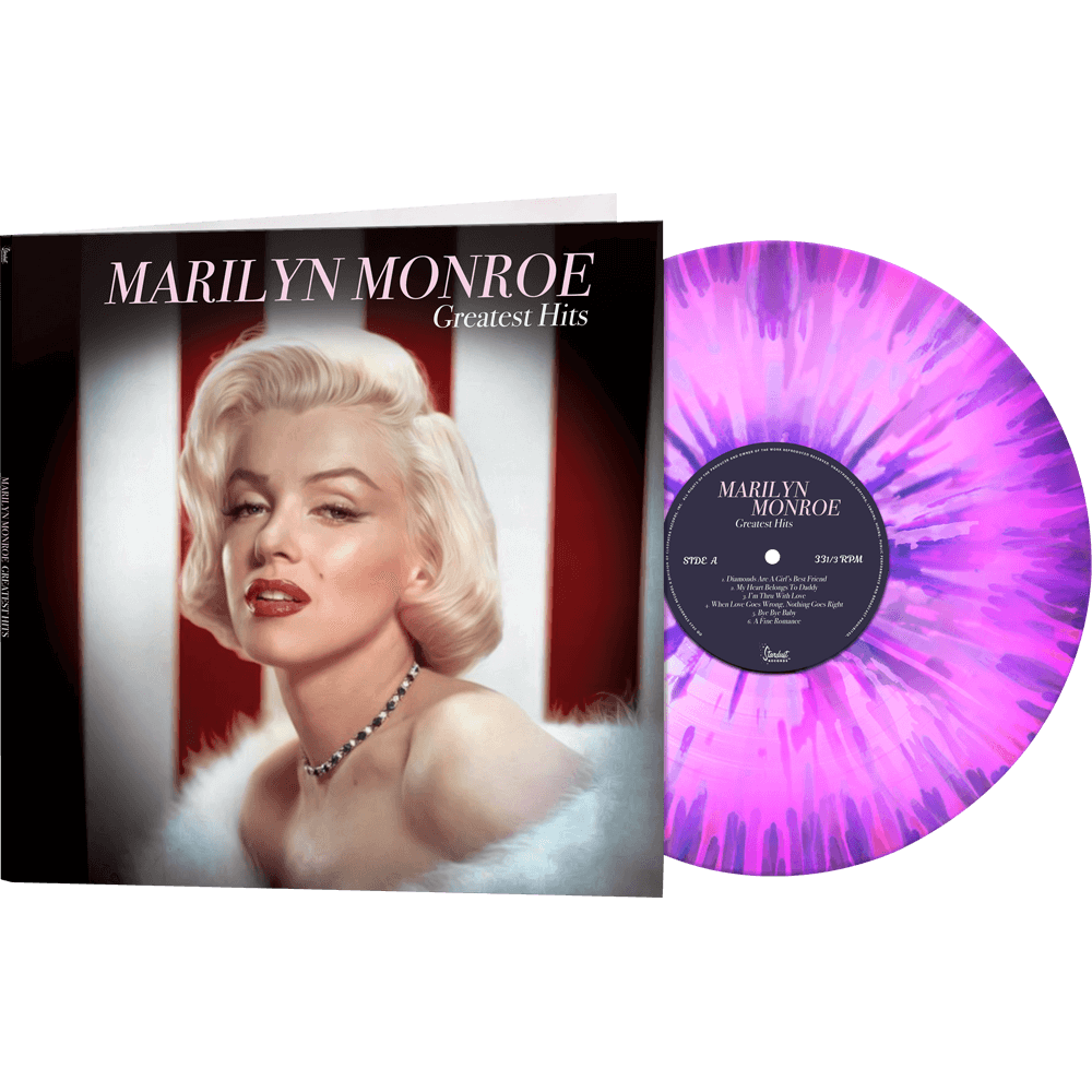 Marilyn Monroe - Greatest Hits (Pink-Purple Splatter Vinyl) - Cleopatra Records