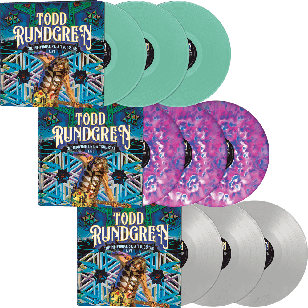 Todd Rundgren - The Individualist. A True Star Live (3 Colored Vinyl) - Cleopatra Records