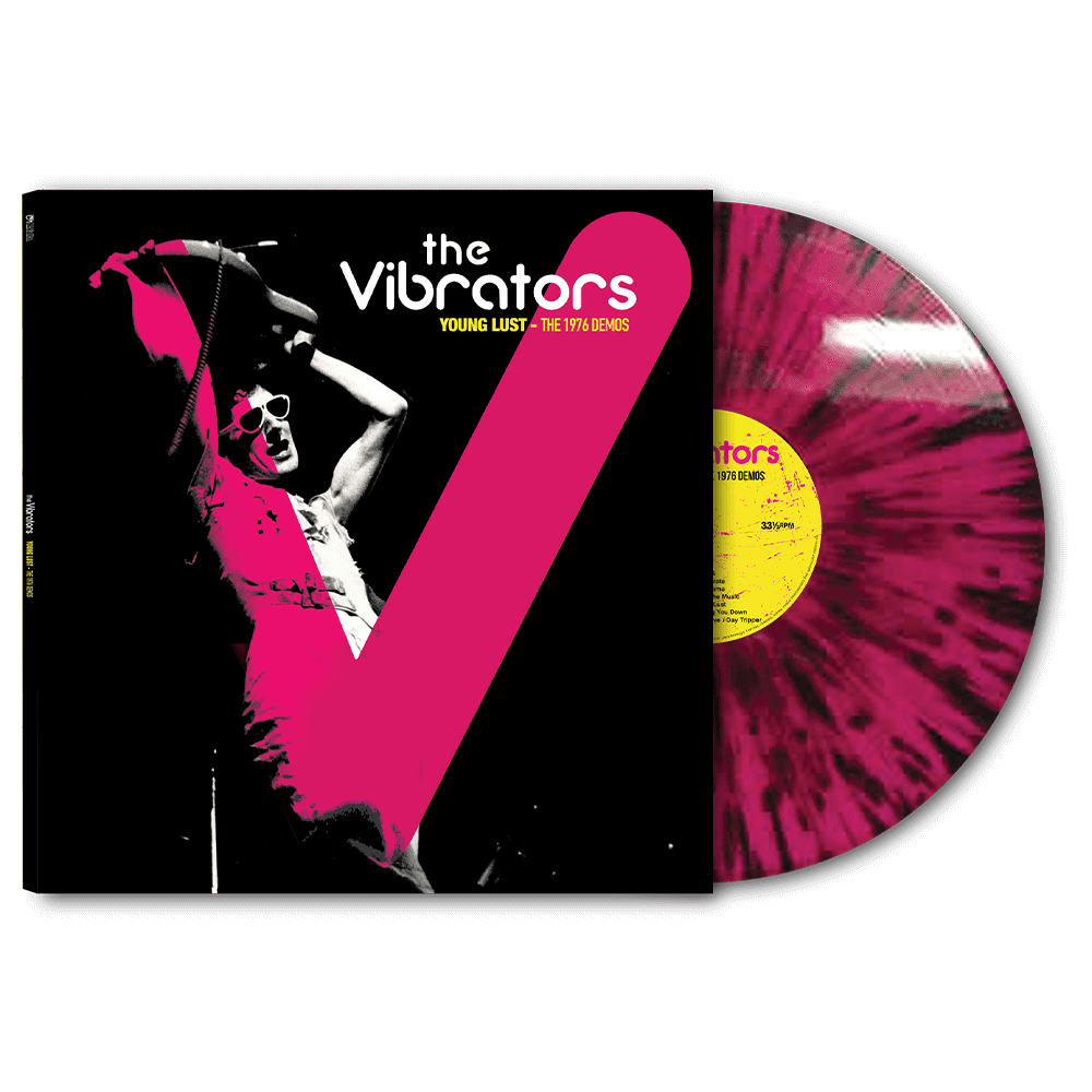 The Vibrators - Young Lust - The 1976 Demos (Pink-Black Splatter Vinyl) - Cleopatra Records