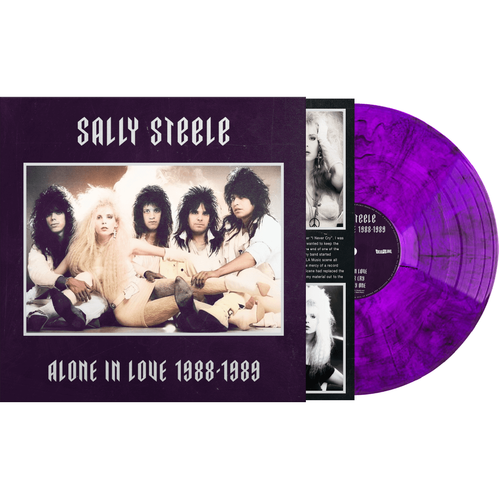 Sally Steele - Alone In Love 1988-1989 (Purple Marble Vinyl) - Cleopatra Records