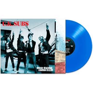 UK Subs - Music Machine London 8-8-80 (Blue Vinyl) - Cleopatra Records