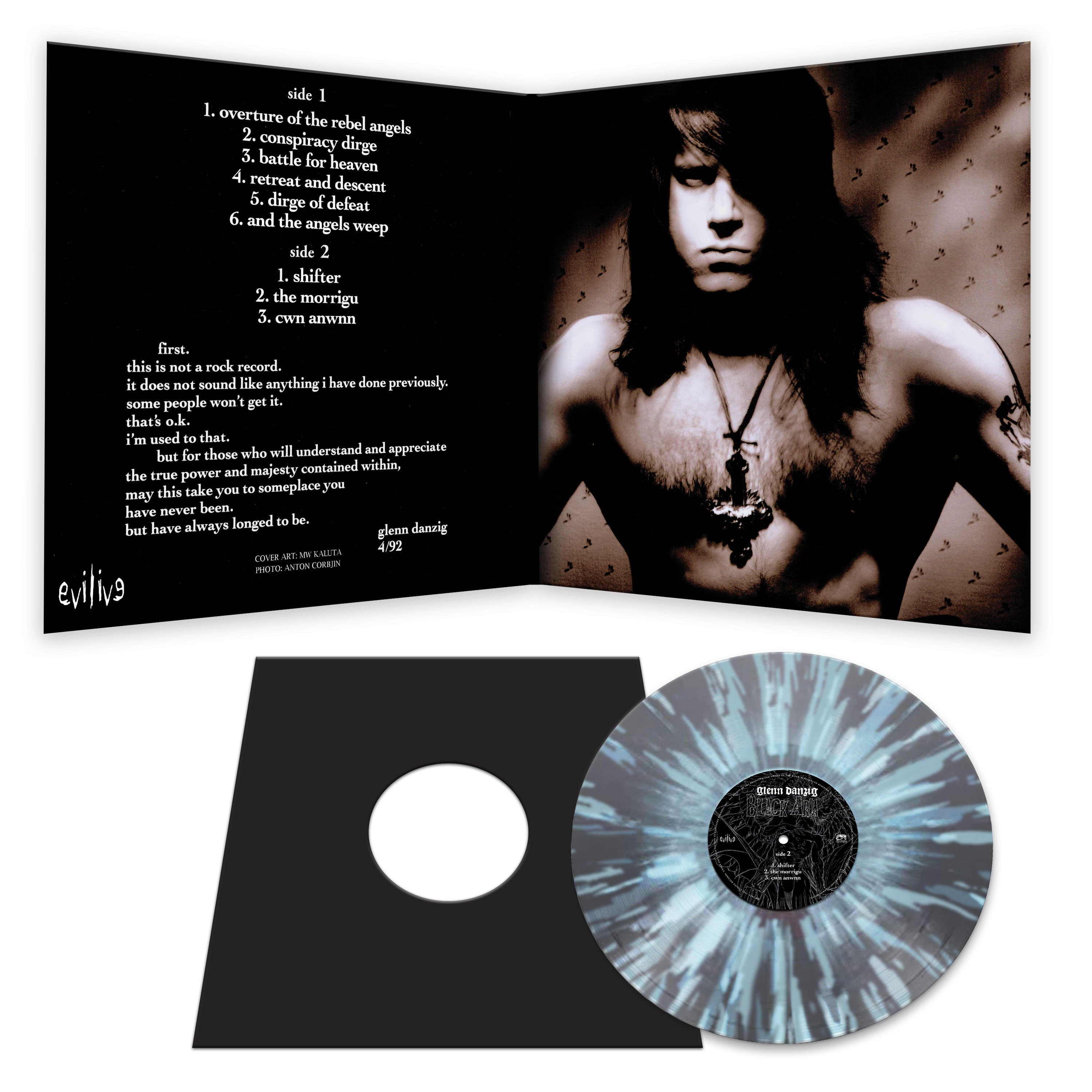Danzig - Black Aria (Gatefold Splatter Vinyl) - Cleopatra Records