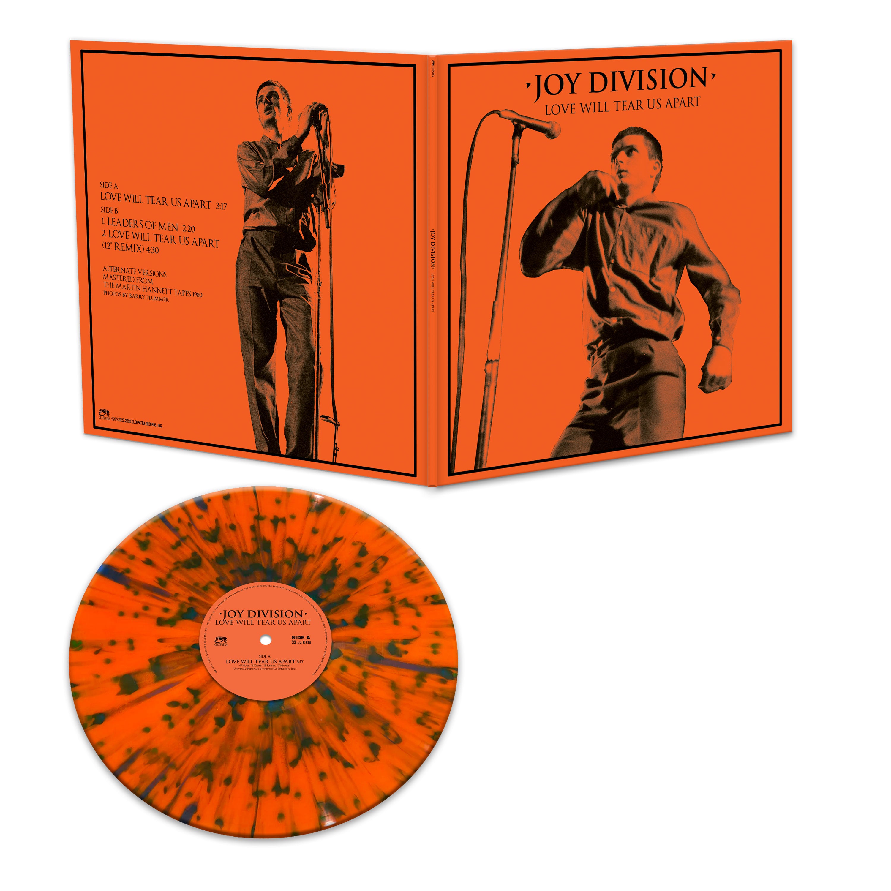 Joy Division - Love Will Tear Us Apart (Orange-Black Splatter Vinyl) - Cleopatra Records