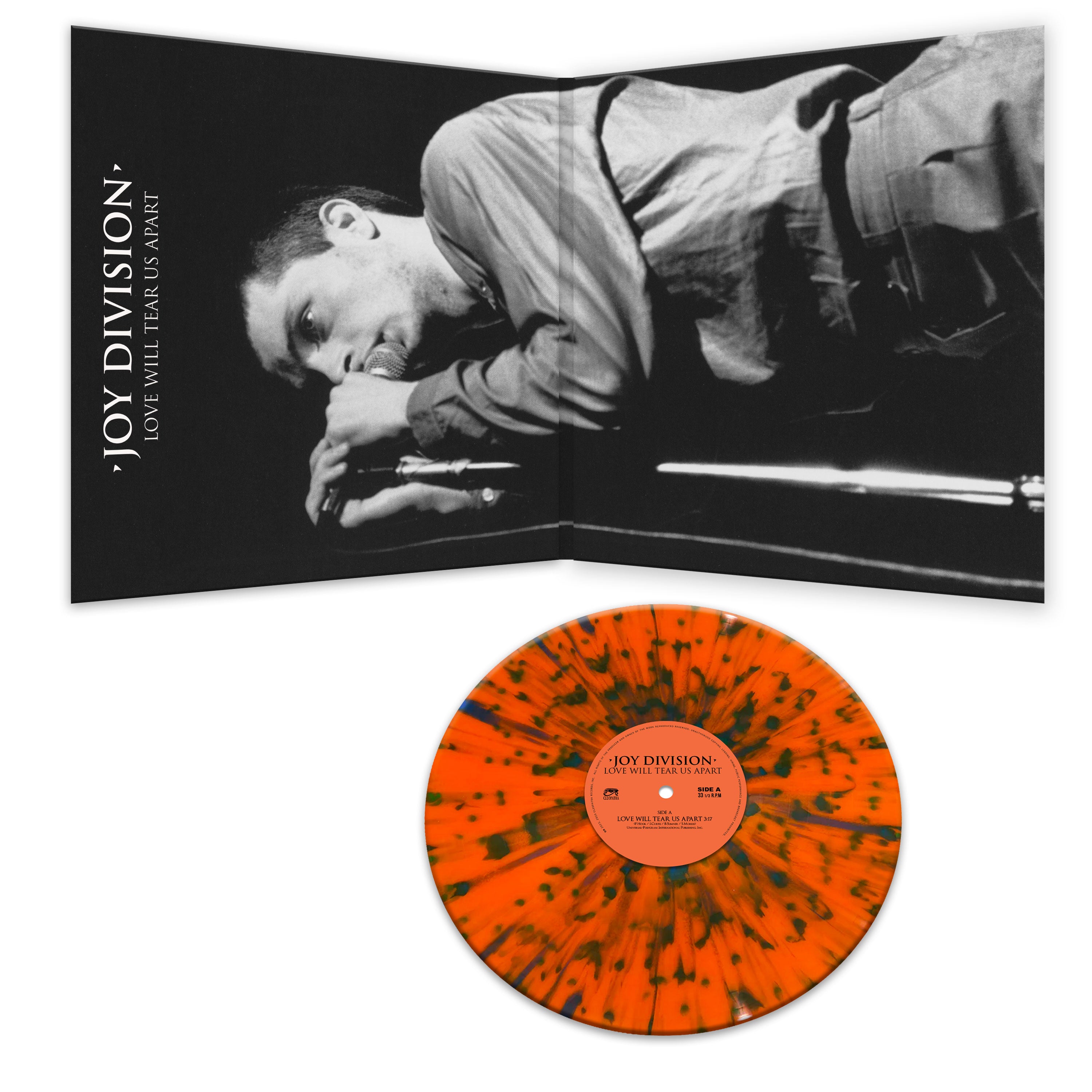 Joy Division - Love Will Tear Us Apart (Orange-Black Splatter Vinyl) - Cleopatra Records