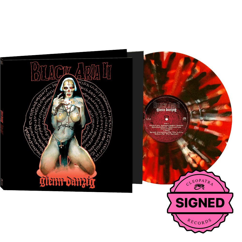 Glenn Danzig - Black Aria II (Orange/Black/Yellow Splatter Vinyl – Signed by Glenn Danzig)