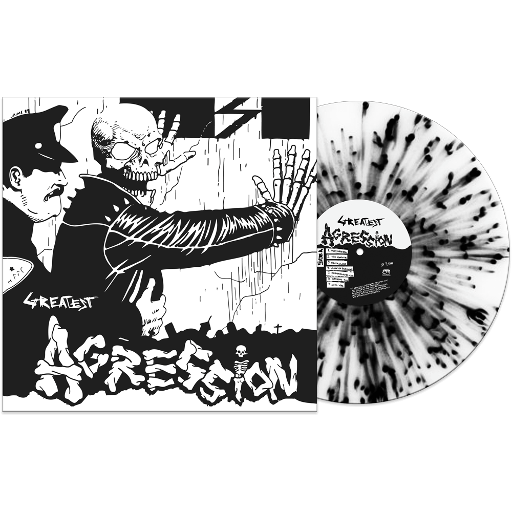 Agression - Greatest (Black-White Splatter Vinyl) - Cleopatra Records